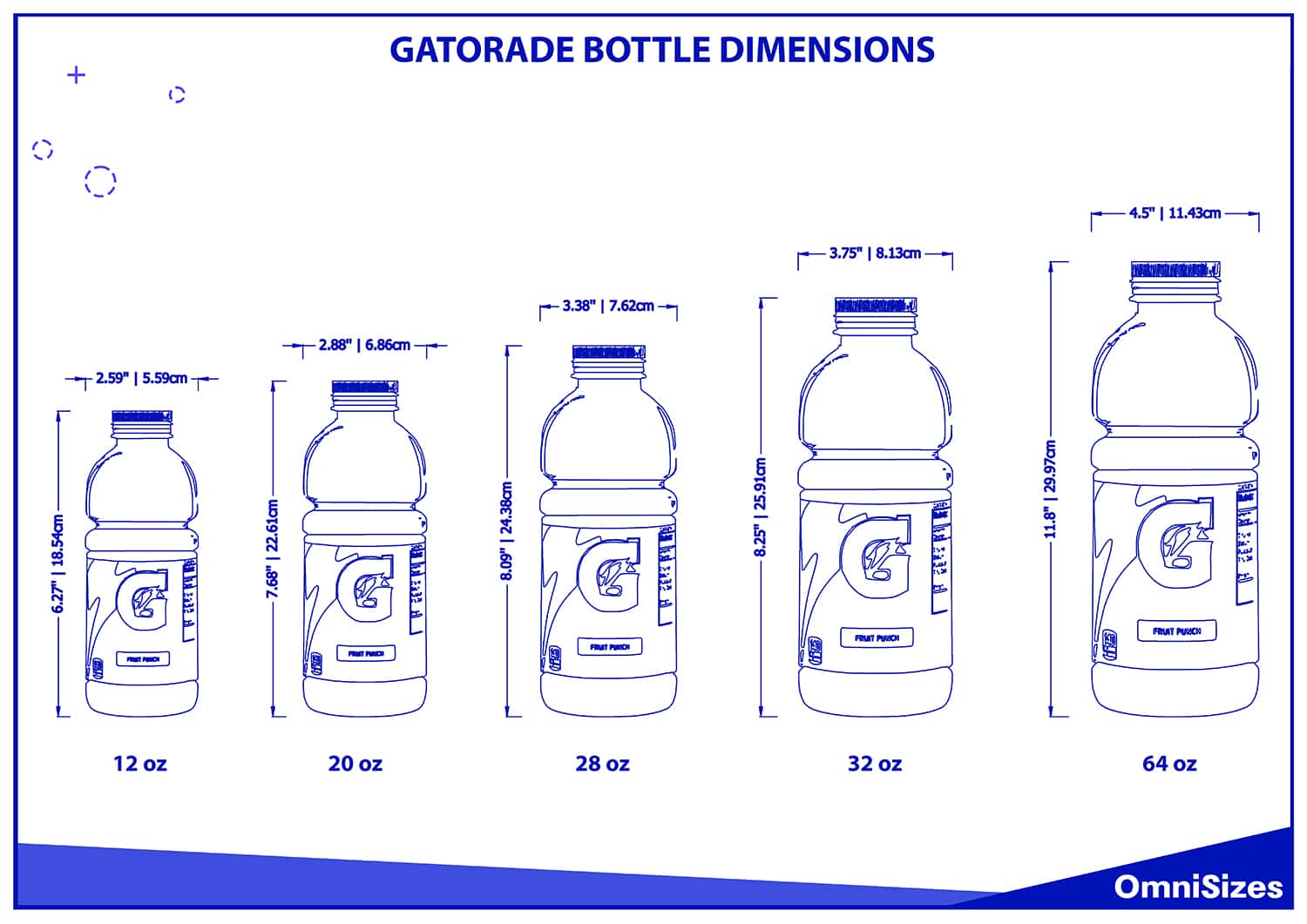 Gatorade bottle dimensions