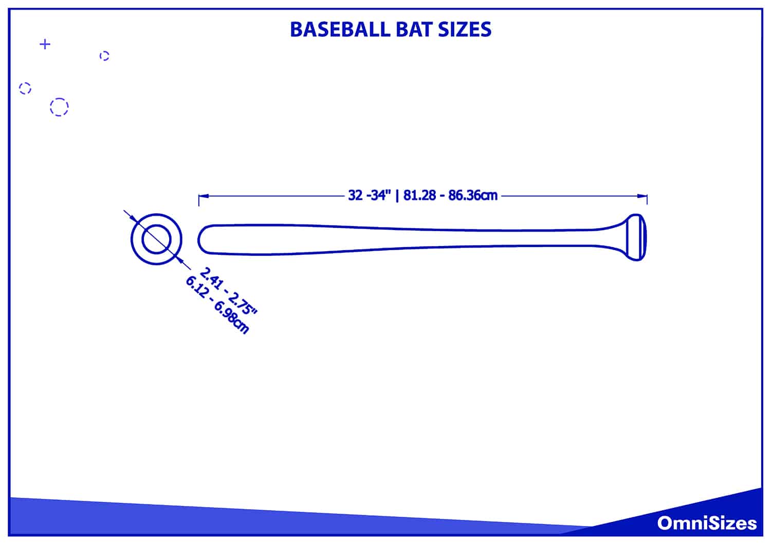Baseball bat sizes