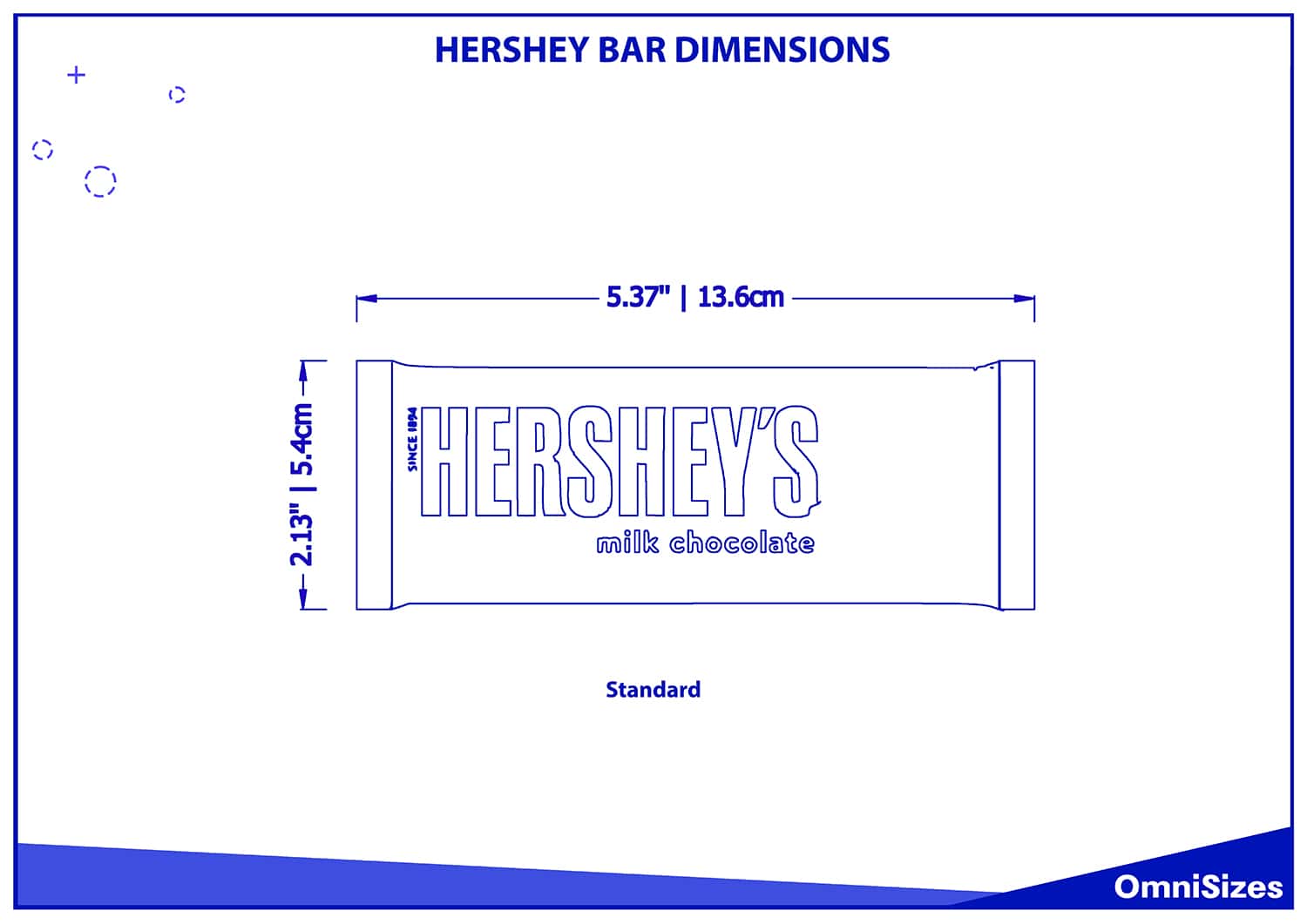 Hershey bar dimensions