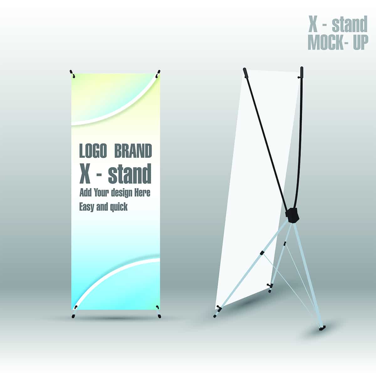 X Frame Standees