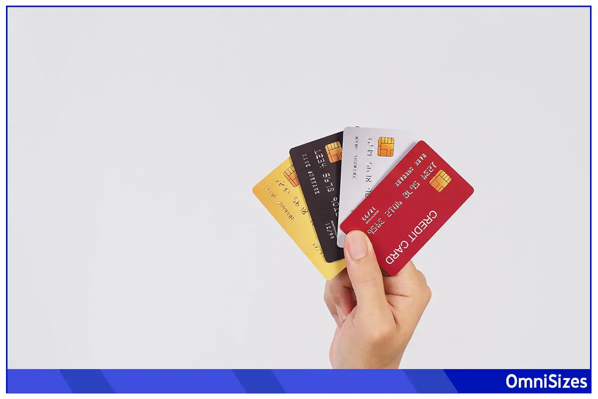 4 Plastic Credit Cards