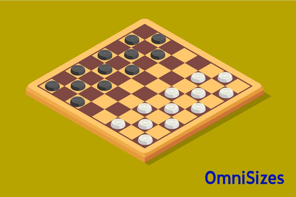 Checker board dimensions