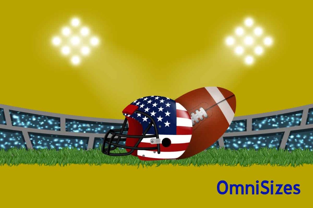 Flag Football Sizes (Field + Ball) Sizes of Objects and Stuff