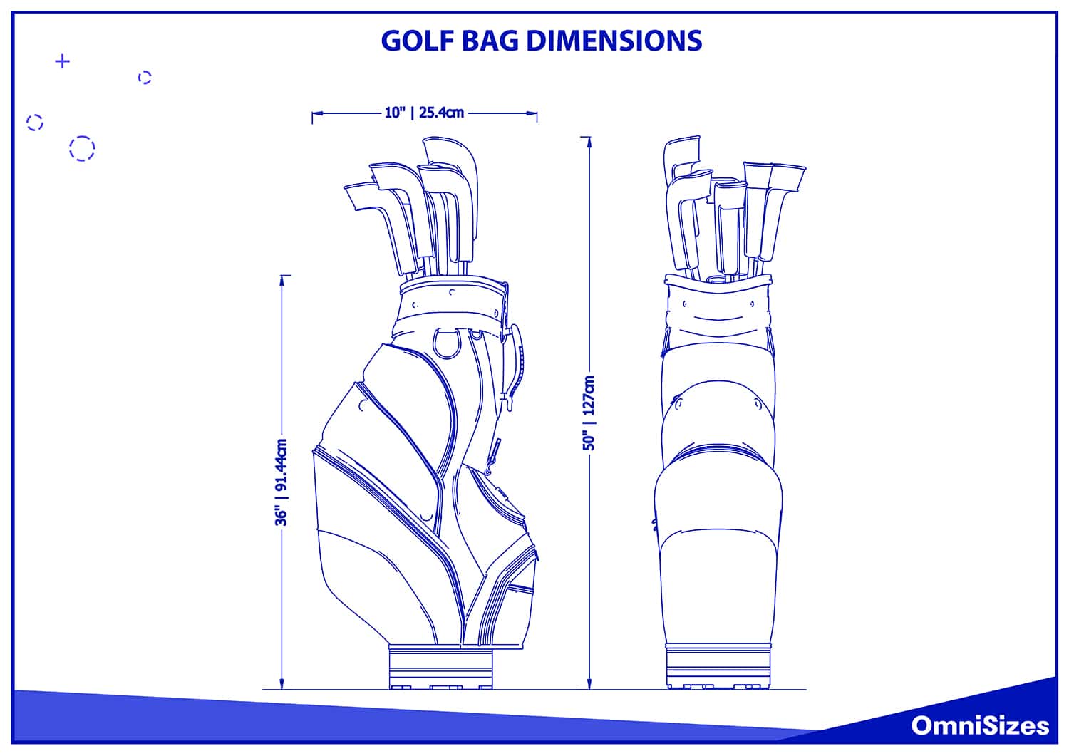 Golf Bag Dimensions - Sizes of Objects and Stuff