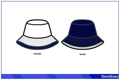 Bucket hat dimensions