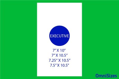 Executive Paper Size