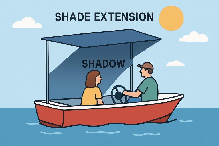 Boat Shade Extension