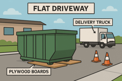 Prepare Your Site for Dumpster Placement
