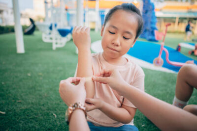 FIRST AID FOR PLAYGROUND ACCIDENTS