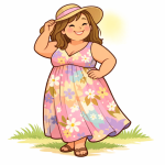 Flattering Plus-Size Maxi Dress